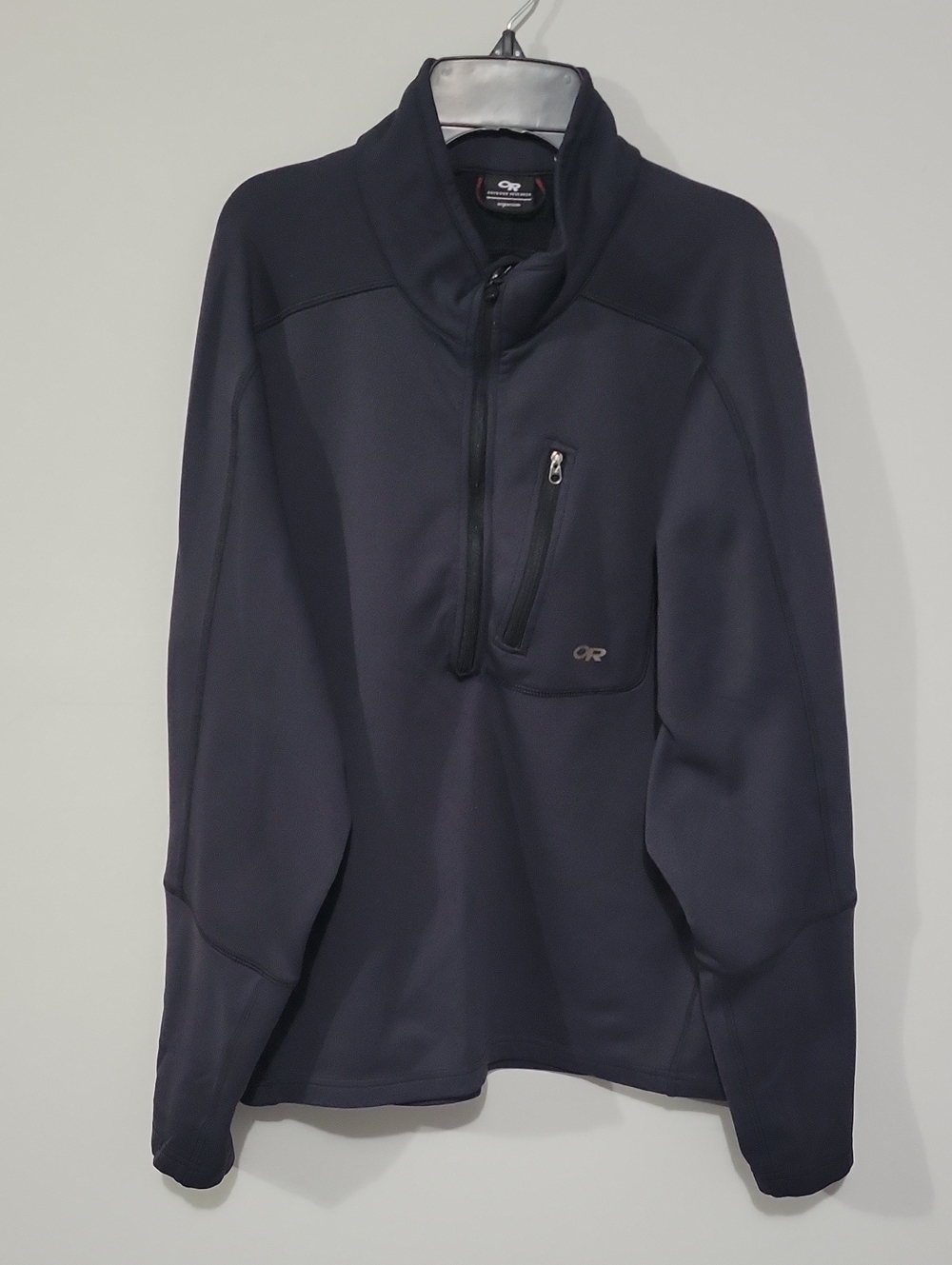 Outdoor Research | Black Men's Half Zip Sweater Jacket M Outdoors Hiking Active